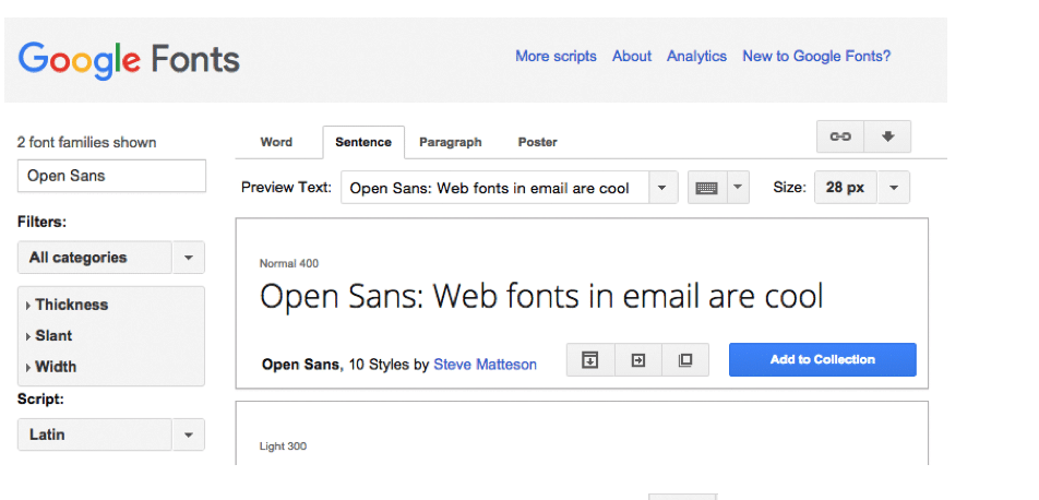 web fonts in email 
