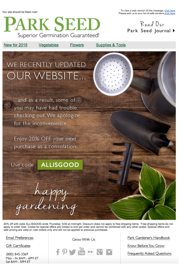 Oops! When email marketing mistakes happen