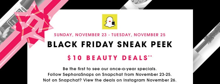 Sephora holiday email campaign 