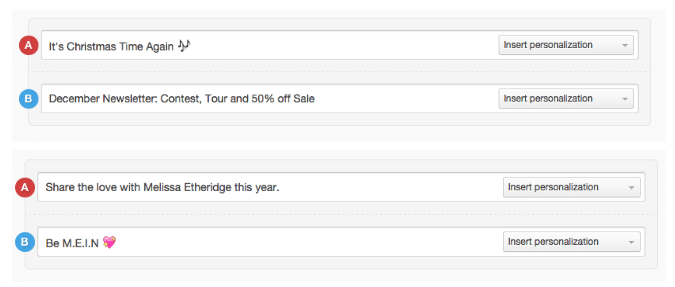 Email Subject Line A/B Testing