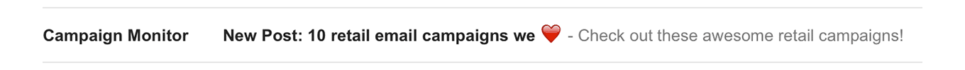 Campaign Monitor - emoji in subject lines