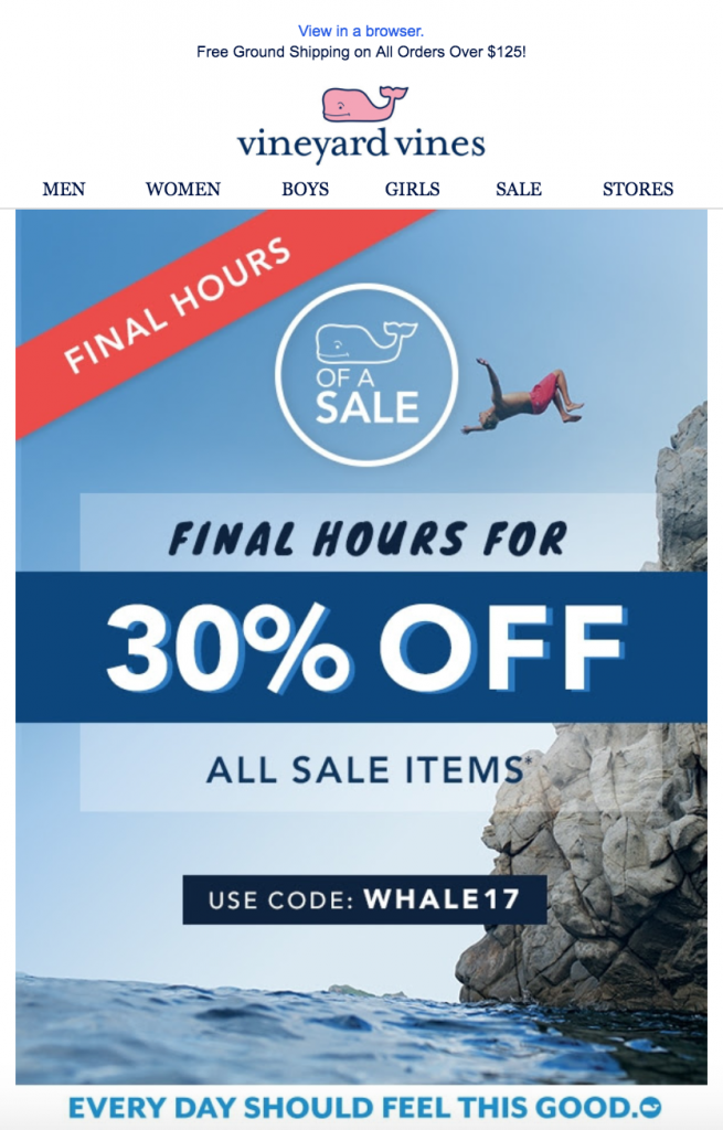 Vineyard Vines Email