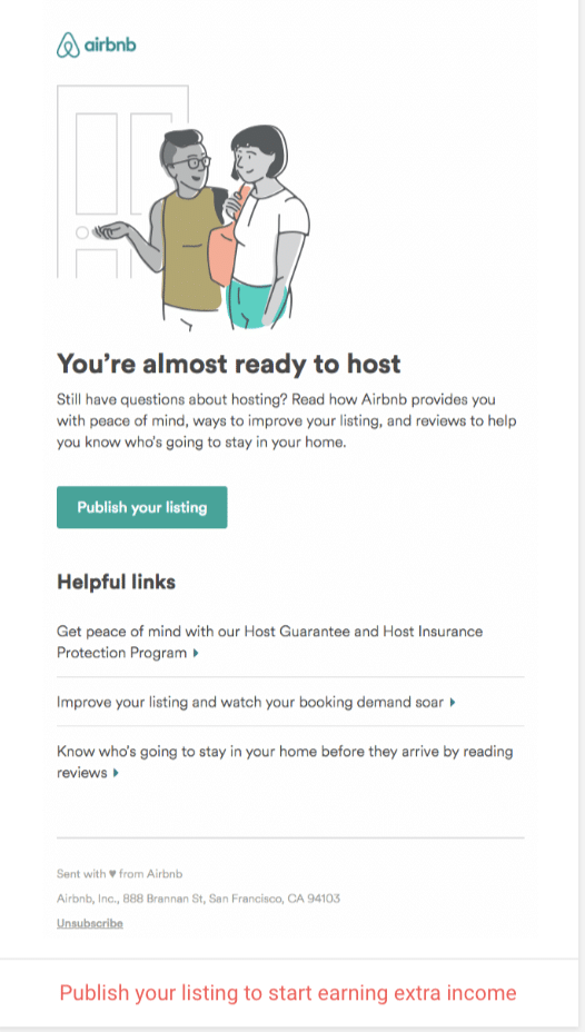 Airbnb – Reminder Email Marketing Strategy Airbnb – Reminder Email Marketing Strategy