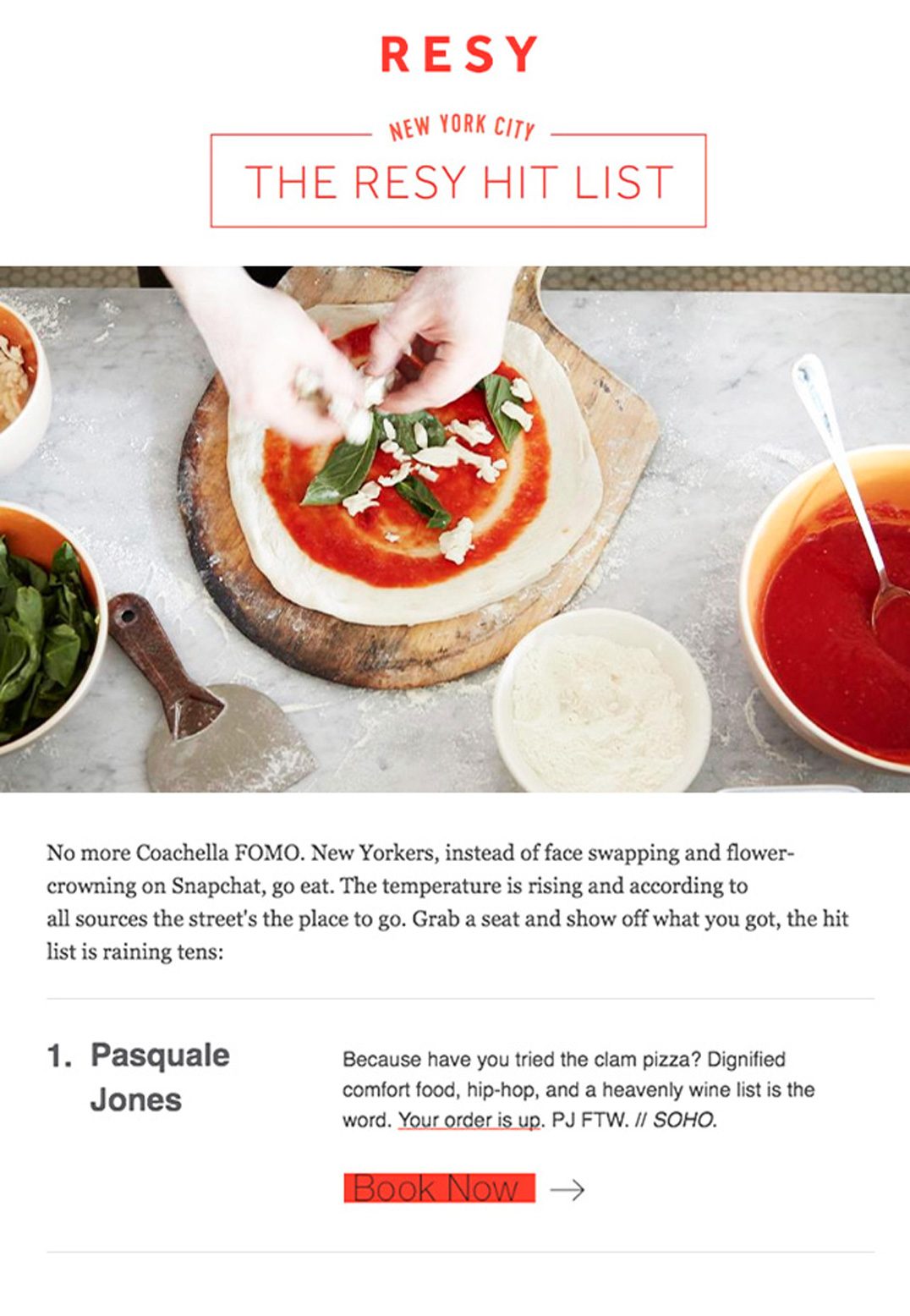 Resy – Email Newsletter – Restaurant Weekly Roundup Resy – Email Newsletter – Restaurant Weekly Roundup