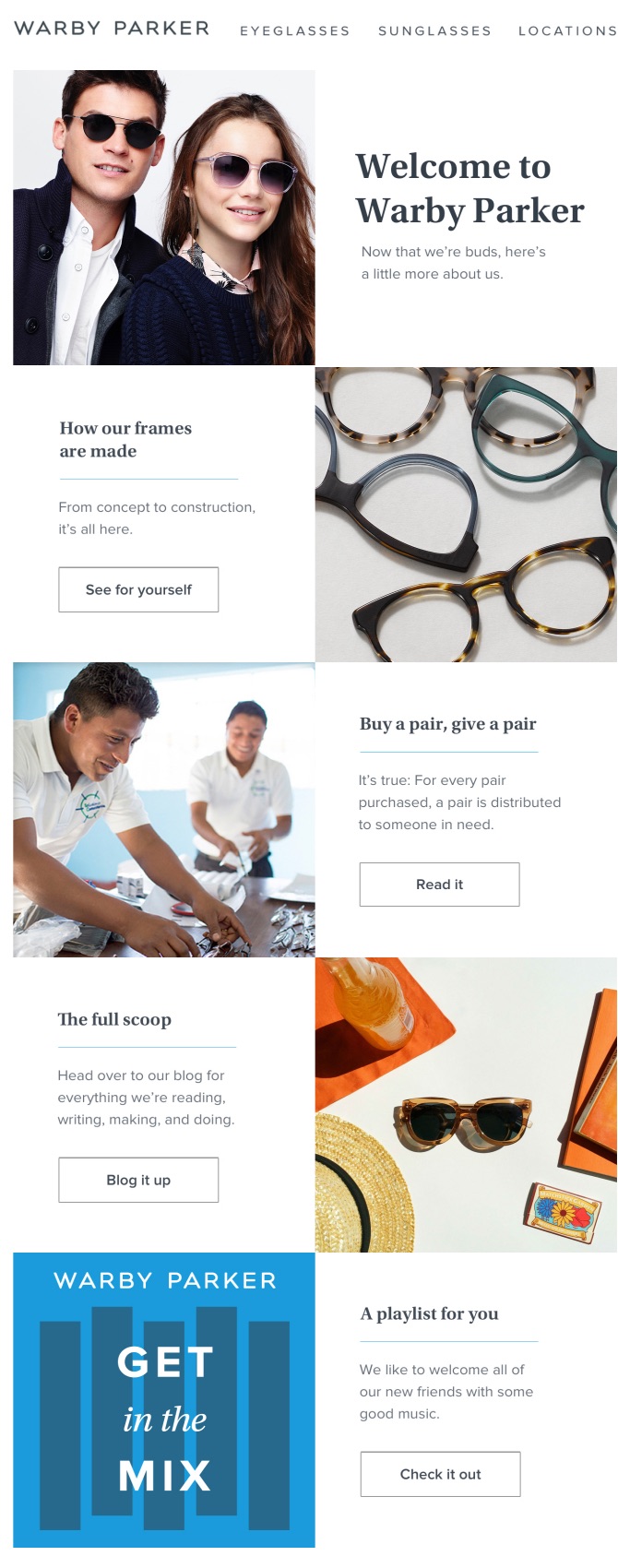 Warby Parker. Guide to marketing to Gen Z.