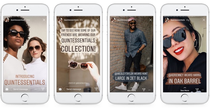 Promotional Instagram story ideas and examples. Instagram stories are brand awareness tools you can use in your Instagram branding strategy.
