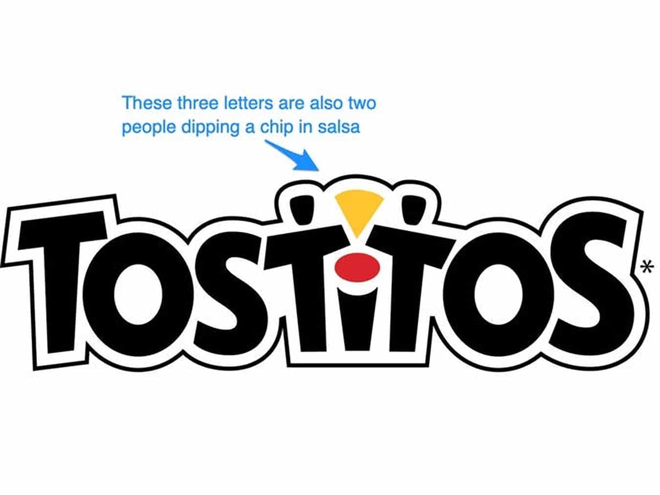 Subliminal advertising is Tostitos logo
