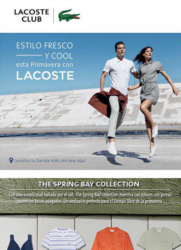 Lacoste marketing email - Agencies