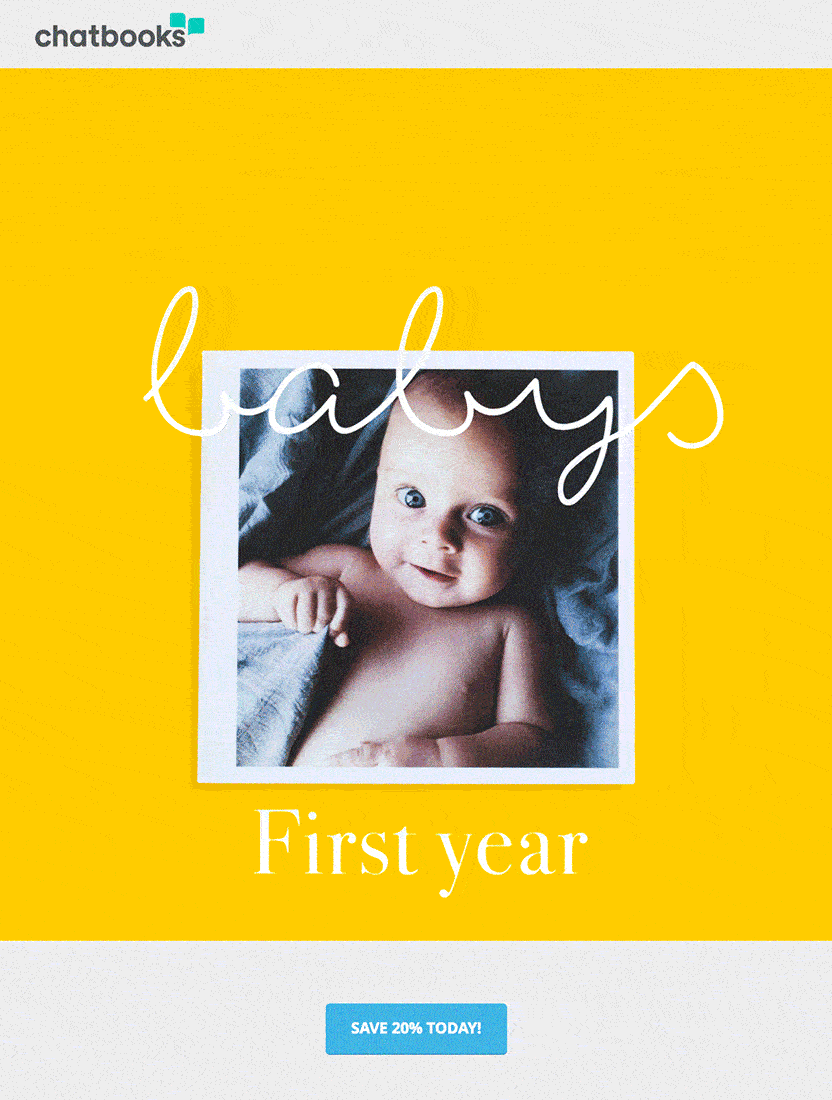 Chatbooks Email Campaign Monitor Customer Chatbooks Email