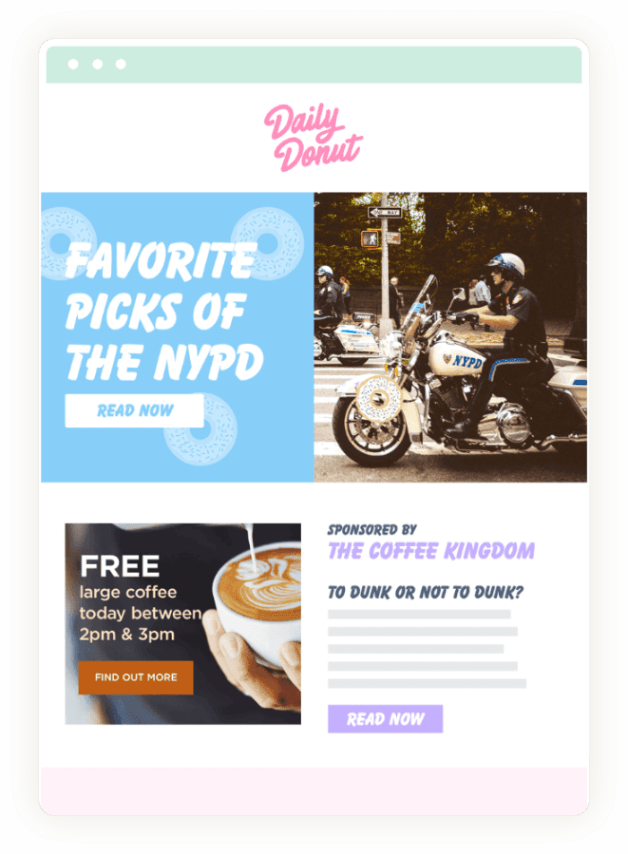 Donuts Case Study Newsletter
