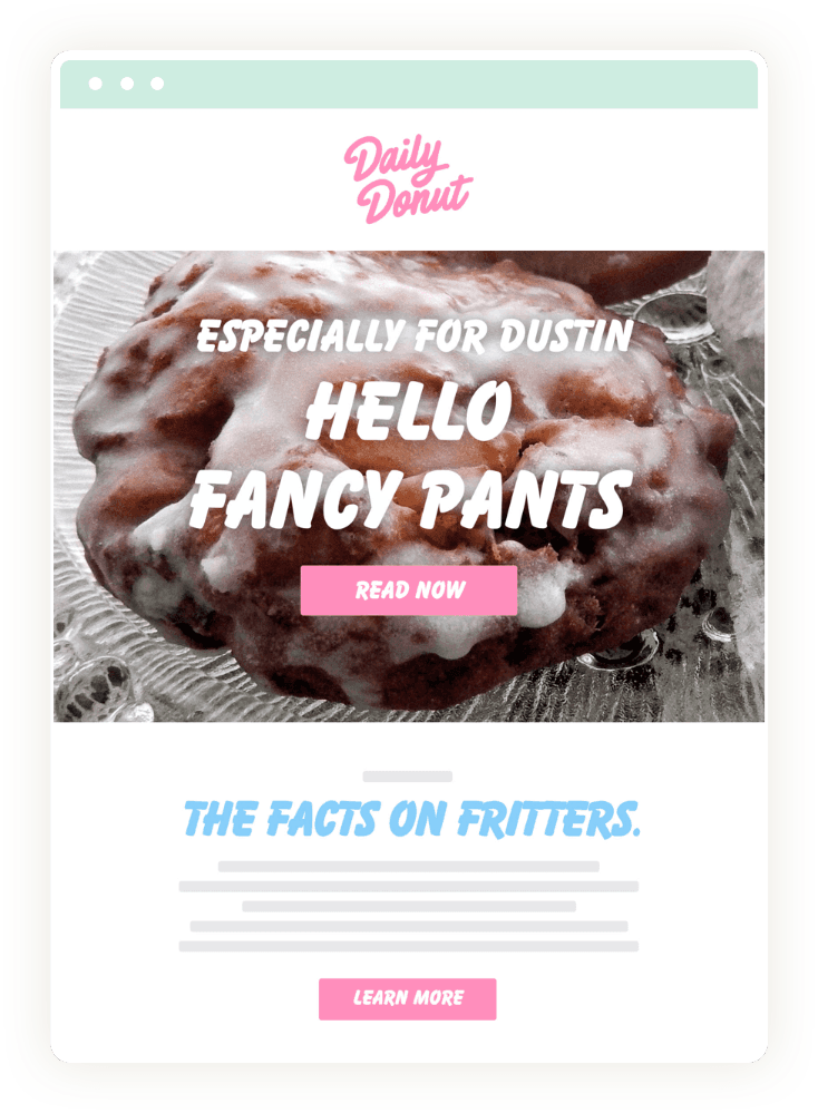 Daily Donut Segmented Newsletter