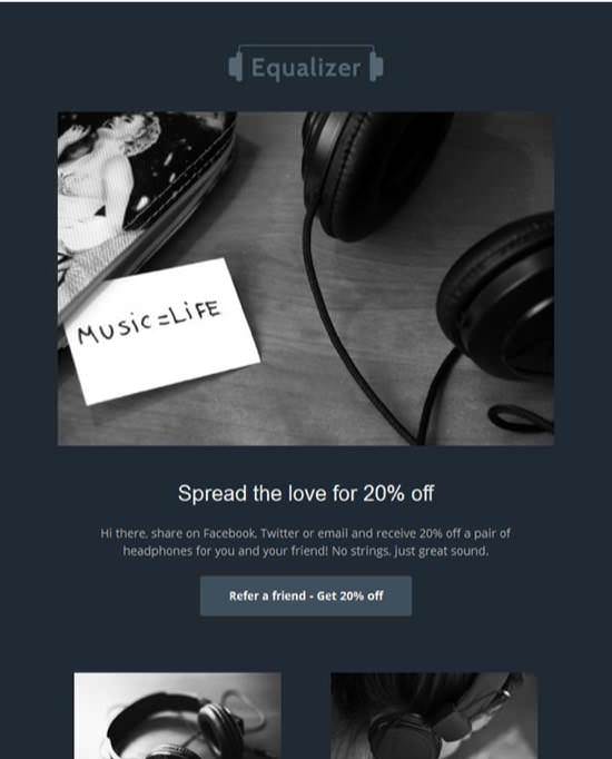 Equalizer Deals-offers Email Template