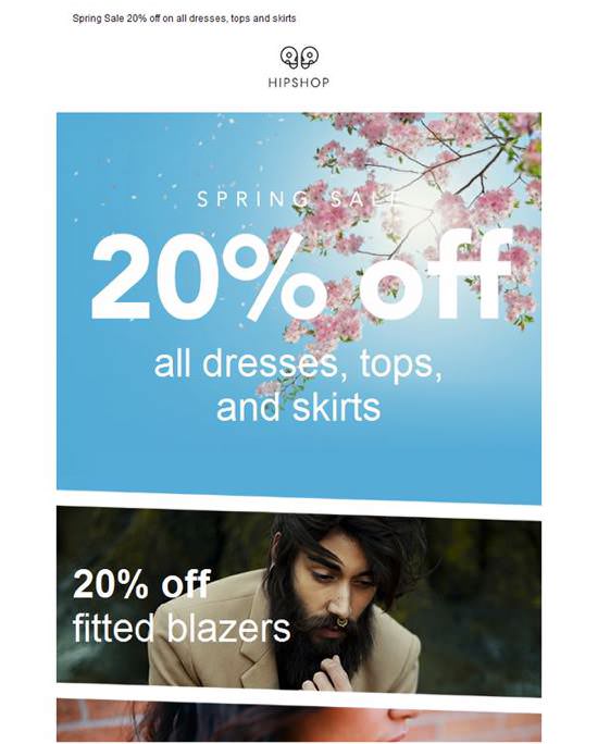 Hipshop Deals-offers Email Template