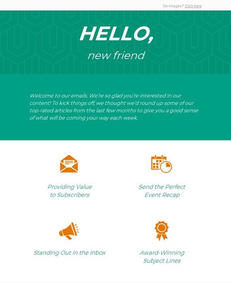Blog Roundup Welcome Email Template