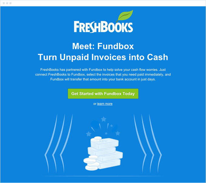 Freshbooks - Compelling Email Body Content