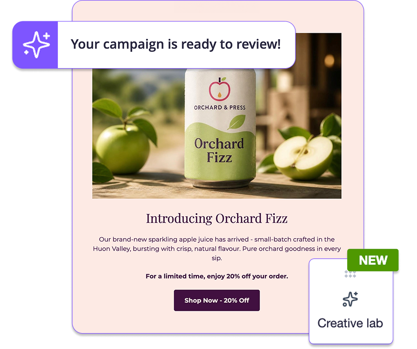 Campaign Monitor product screenshot