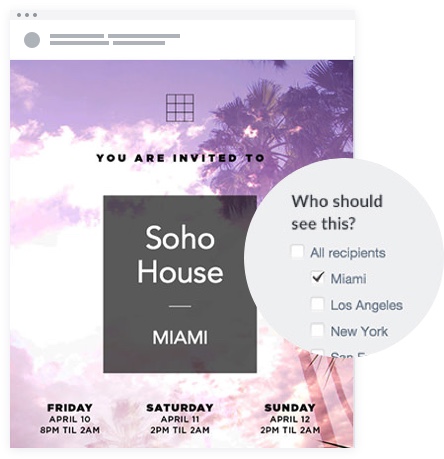 Email Marketing - Soho House Email Invites