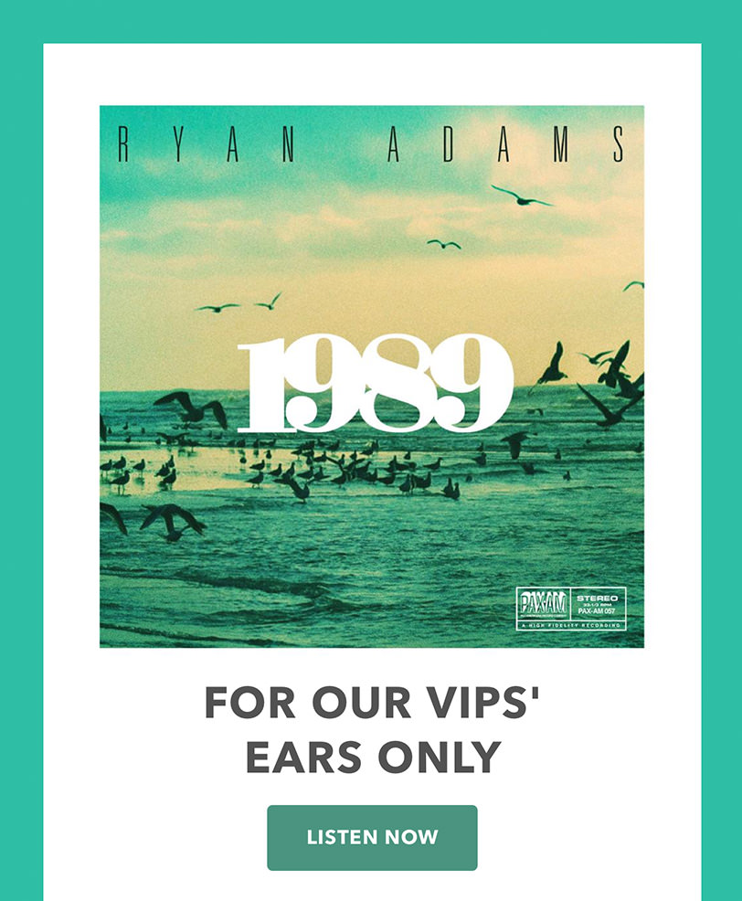 Ryan Adams Promotion Email Email Marketing - Ryan Adams Promotion Email