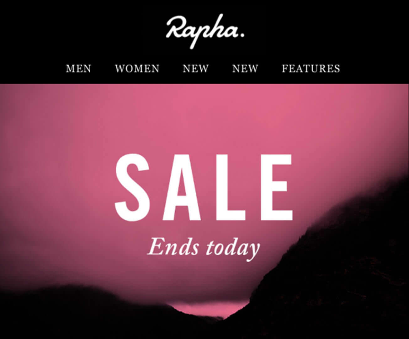 Rapha - Email Marketing Campaign Example