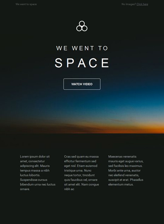 Email Template - Space