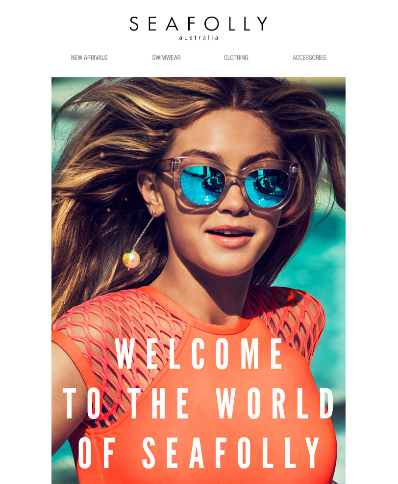 Email Marketing - Seafolly Welcome Email