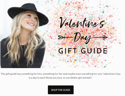 Molly Sims email newsletter graphic example - Using Dynamic Images in Your Email Newsletters