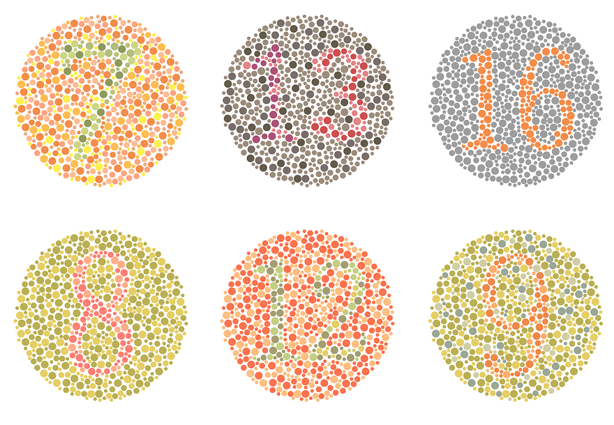 Color blindness test