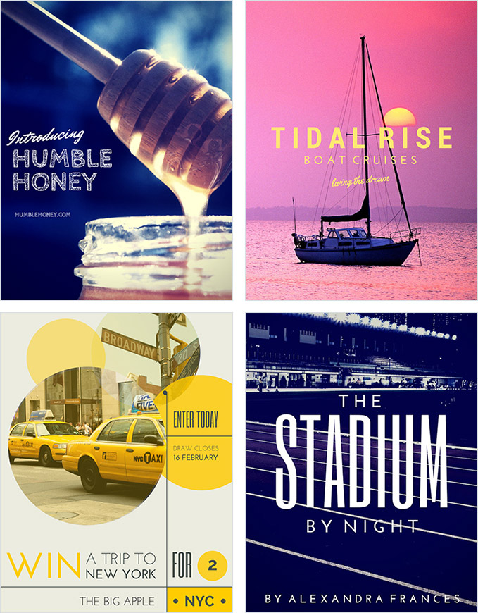 Here are some examples of images created using Canva