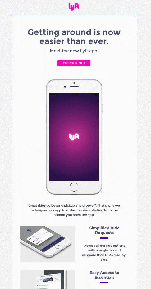 15 great examples of animated GIFs in emails —