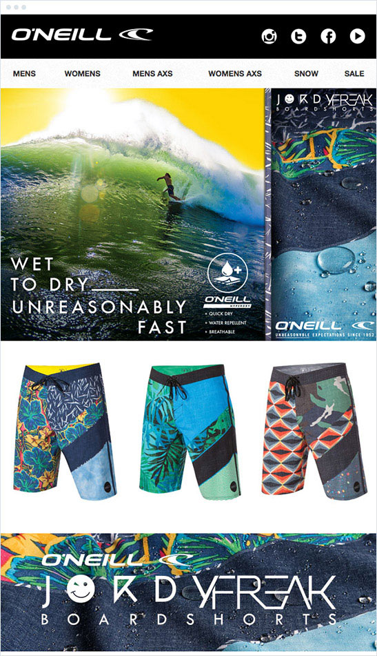 O’Neill Email Marketing