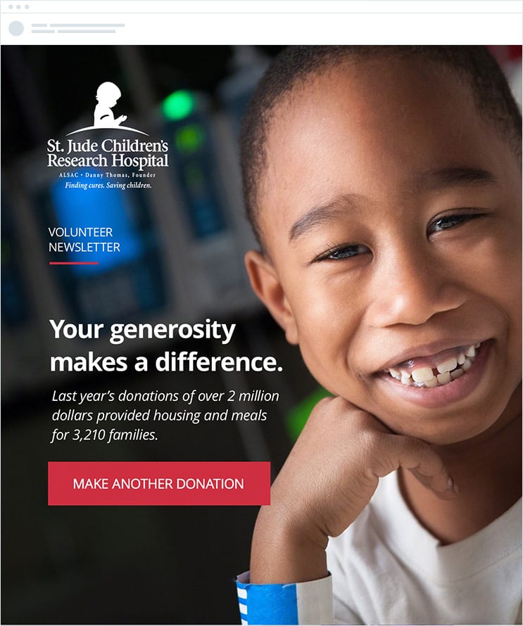 St. Jude Children’s Research Hospital donation educate impact