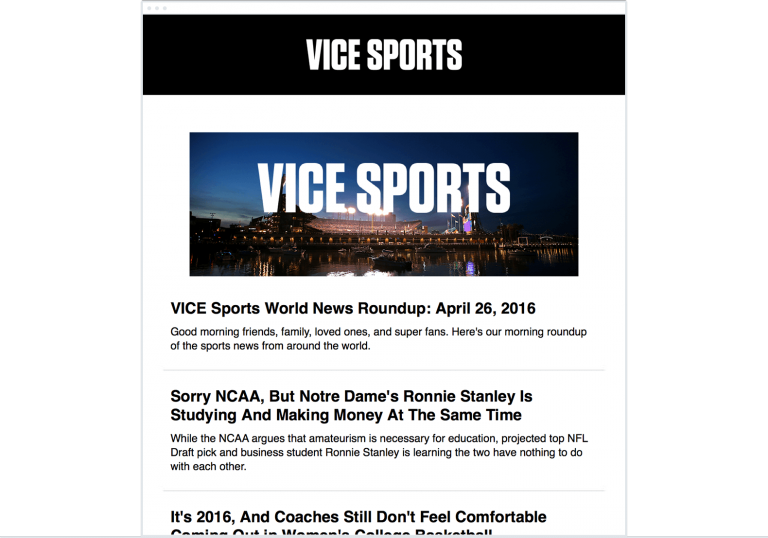Vice Publisher The Publisher’s Guide to Email Marketing | Campaign Monitor