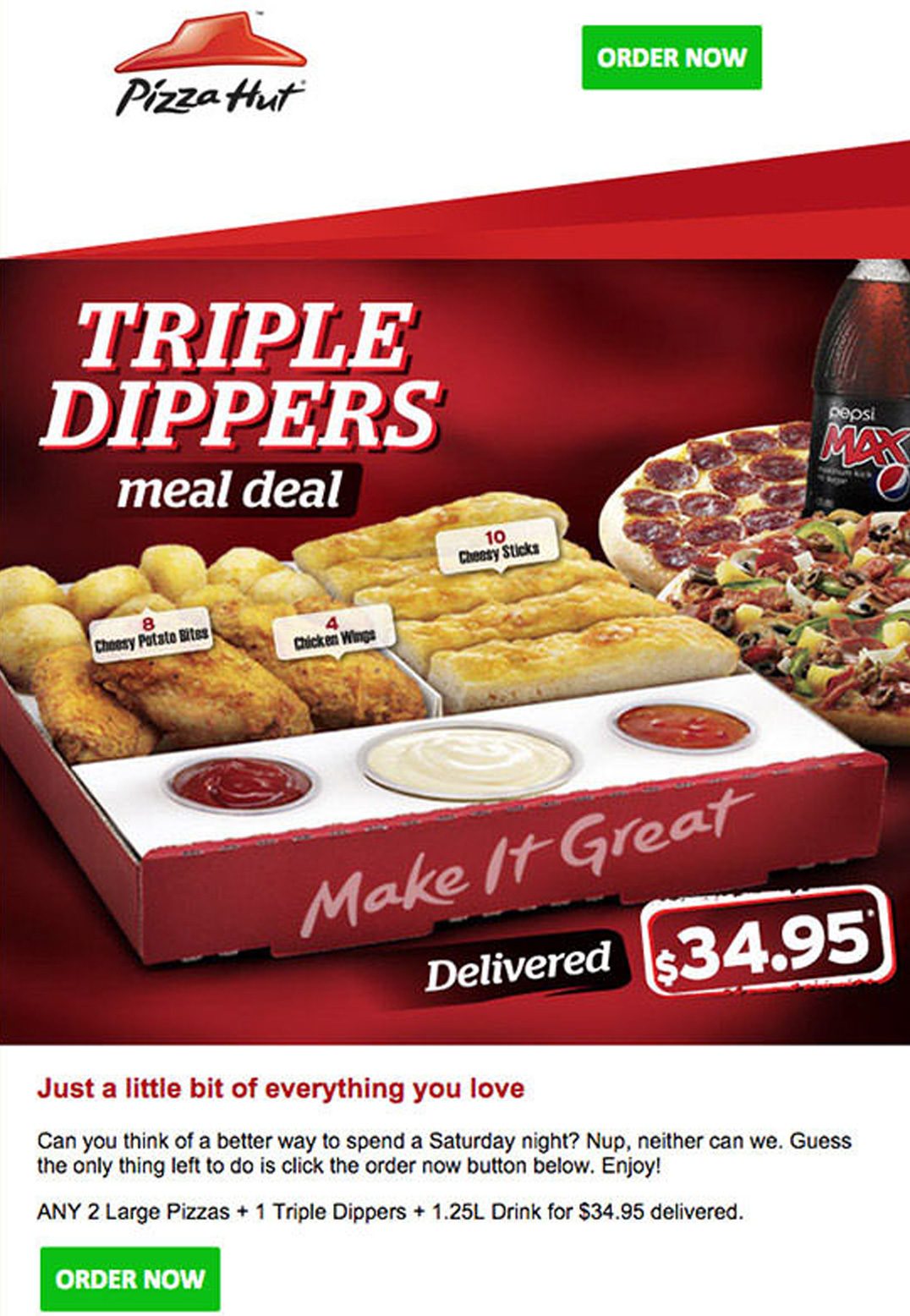 Pizza hut on sale promotion