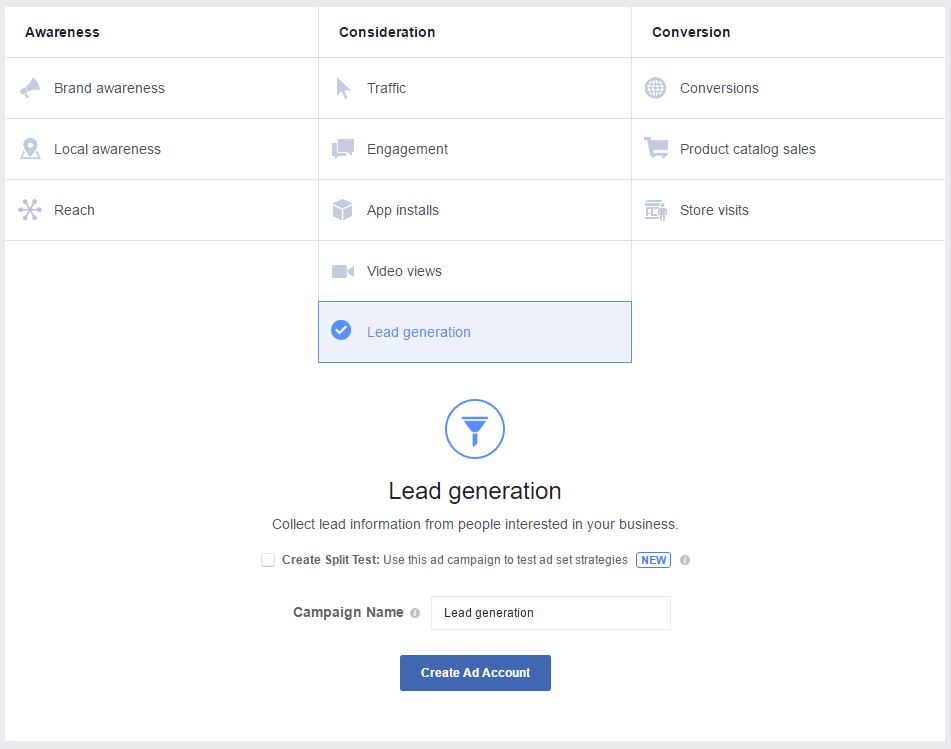 Create Facebook Lead Ads – With Lead Generation