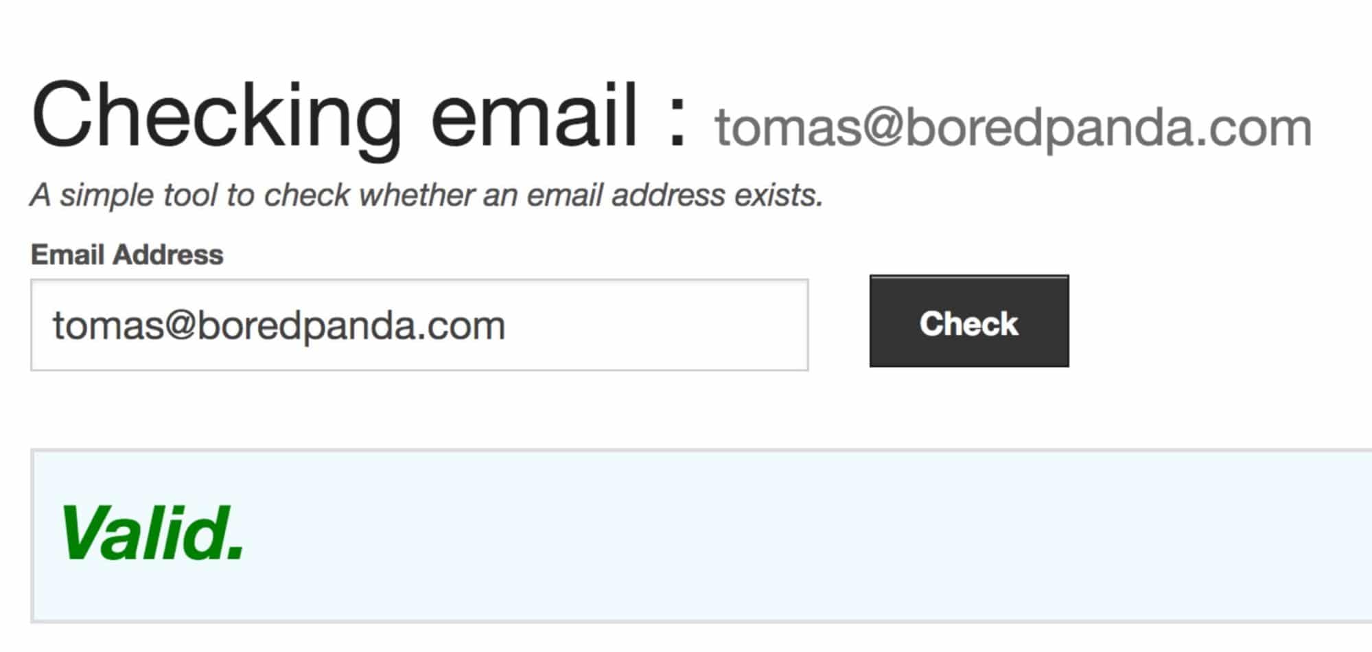 Email Checker - Find Email Addresses