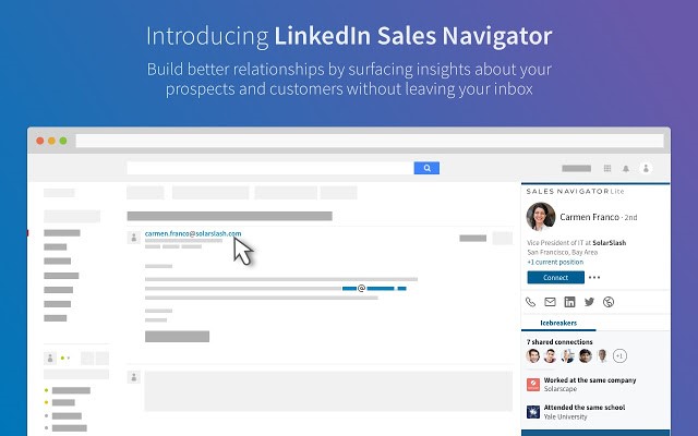 If you have a version of LinkedIn Sales Navigator that pre-dates March 2019, then Google Chrome has a new update for you! 