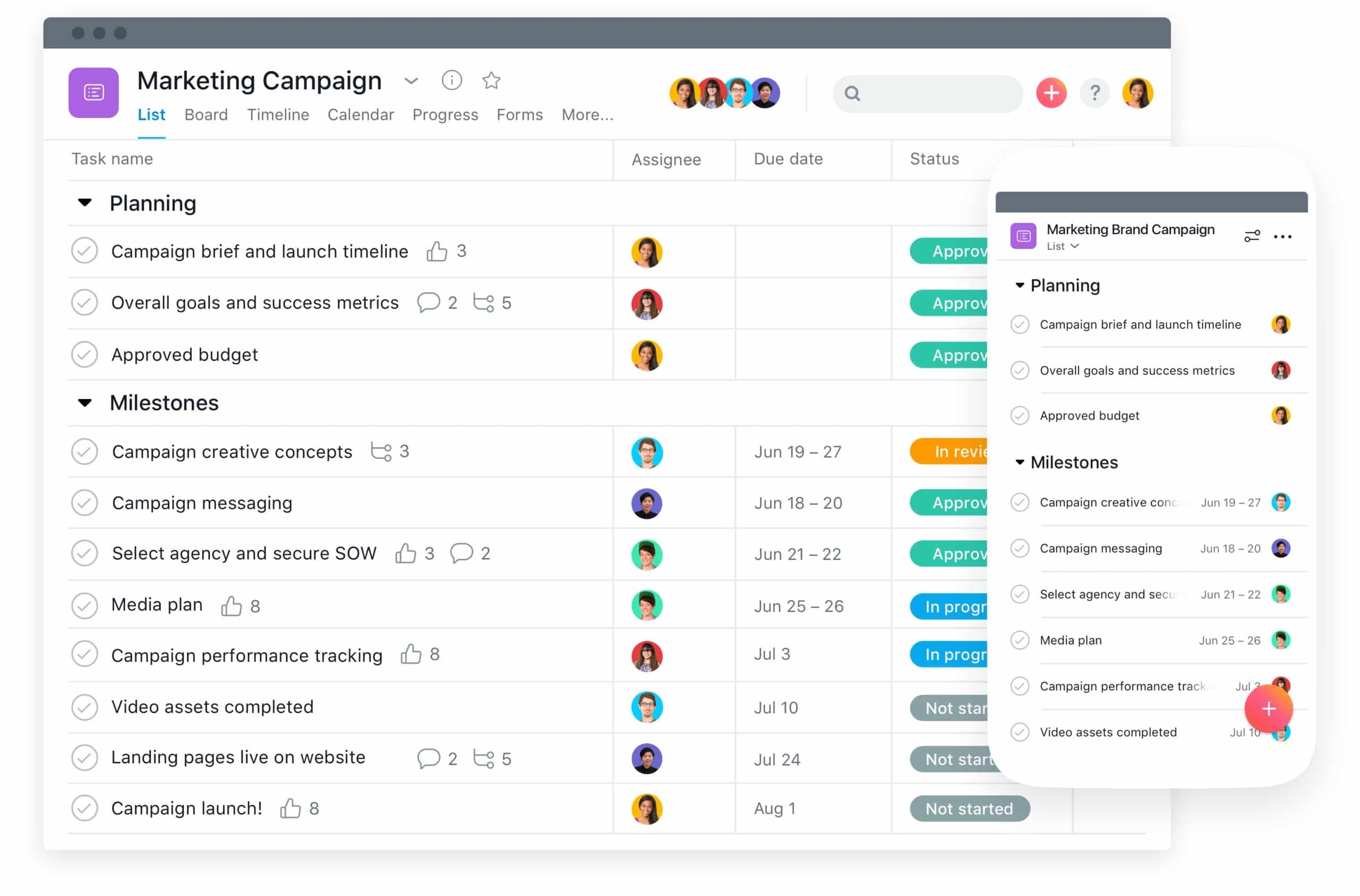 Asana Preview