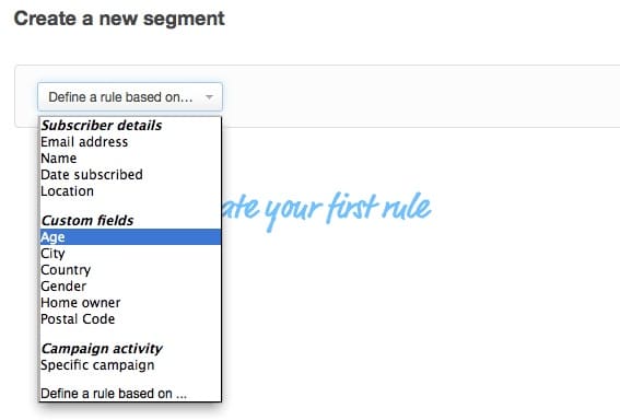List segmentation is the practice of dividing up your email list into smaller segments based on the information they provided during their opt-in, such as their gender, age, location, etc. 