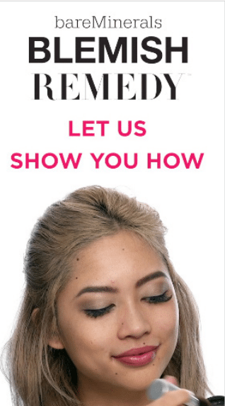 bareMinerals Snapchat Ad