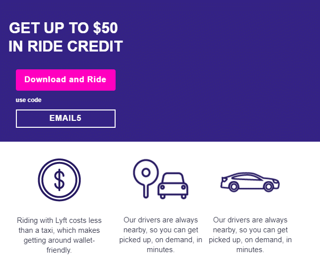 Lyft – Referral Marketing – Customer Experience