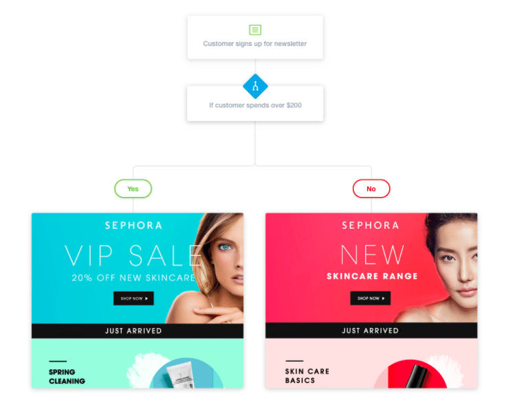 Sephora – Email Segmentation by VIP Customers