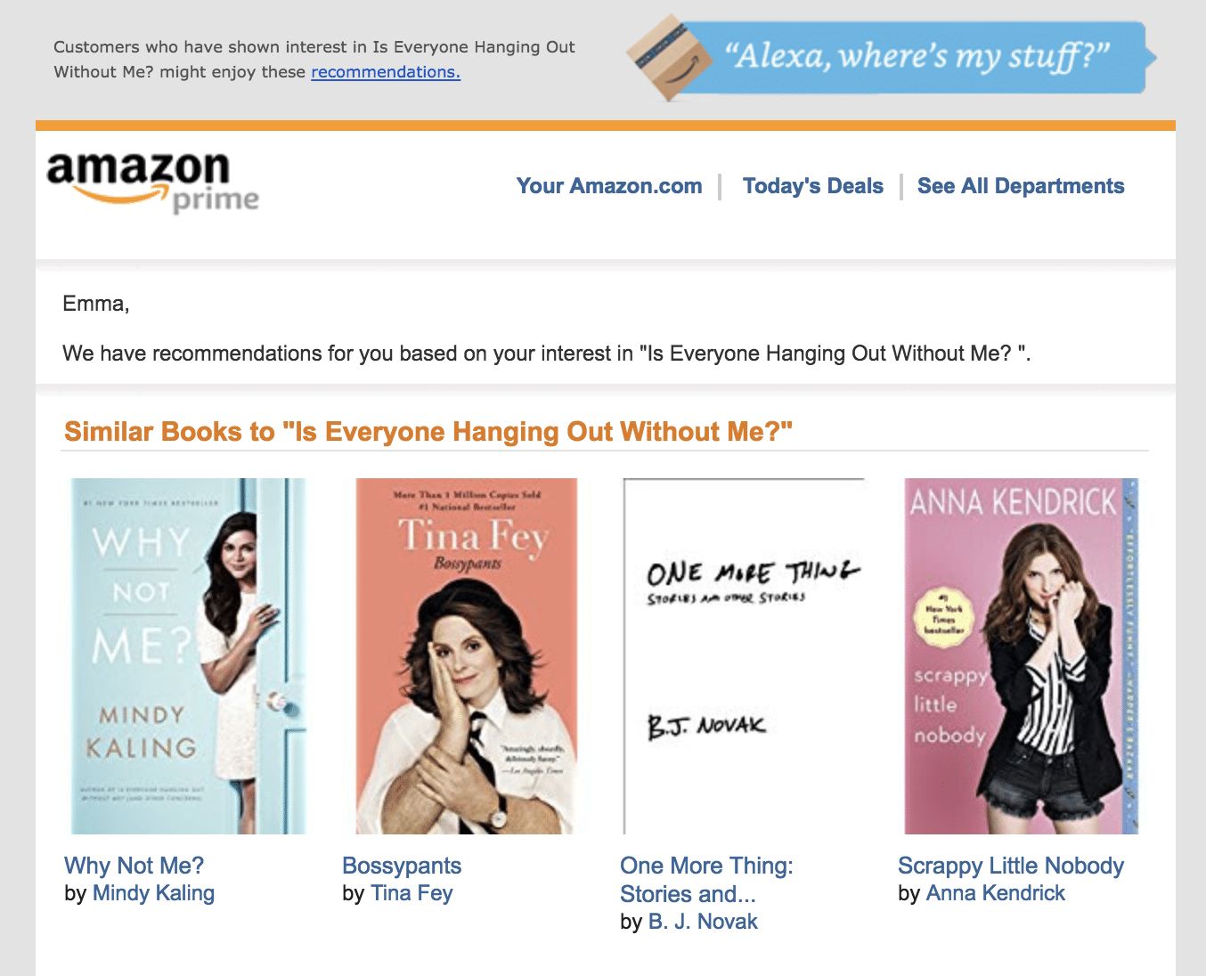 Amazon Recommendations – Personalized Marketing