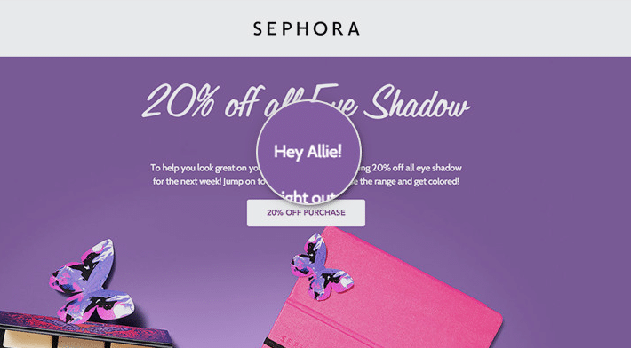 Sephora Personalized Email Marketing Campaign