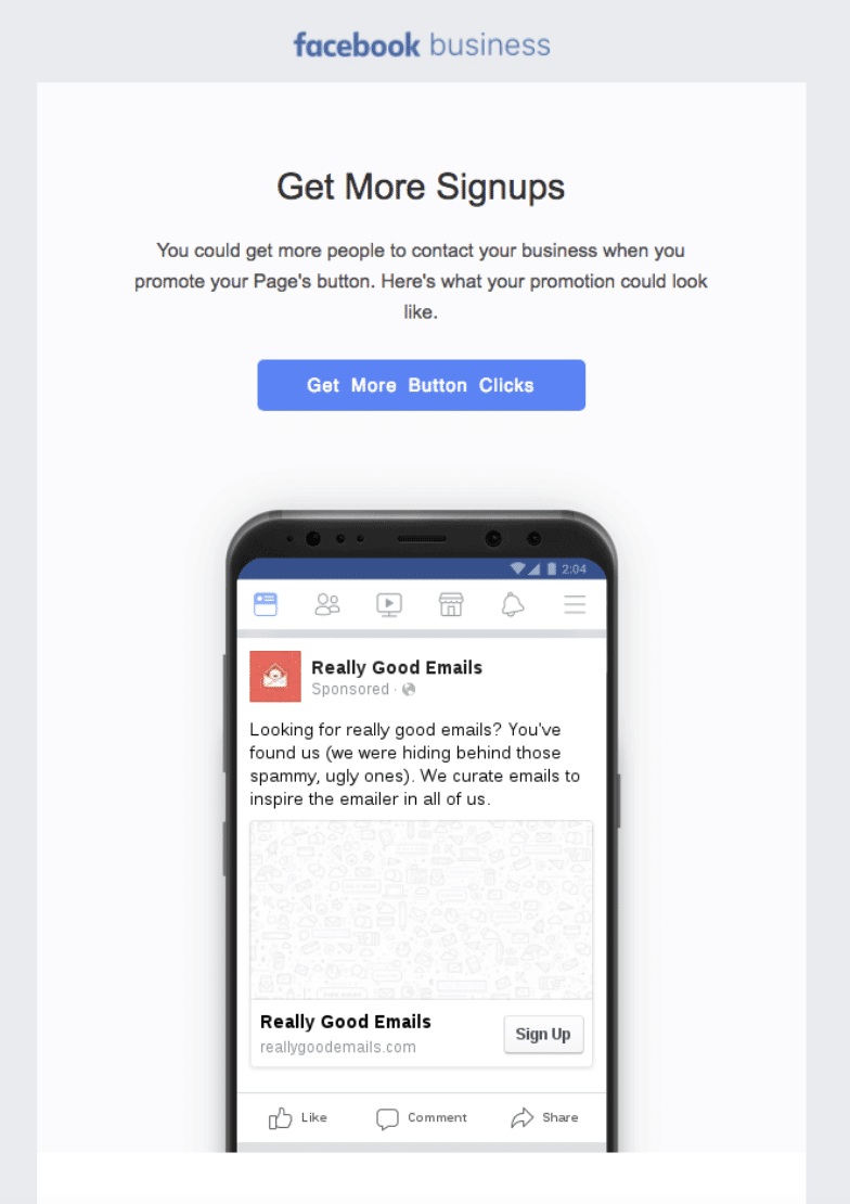 Facebook – Email Copy - Headline