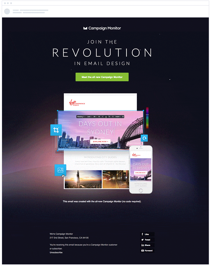 Virgin – Email Marketing – Personalized Images