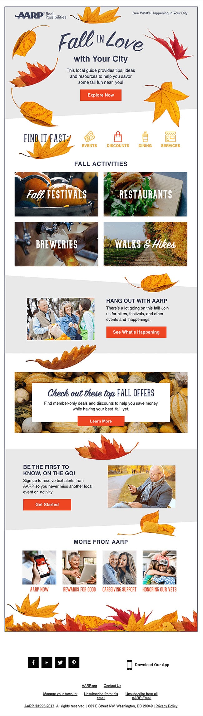 AARP gives personalization a splash of variety