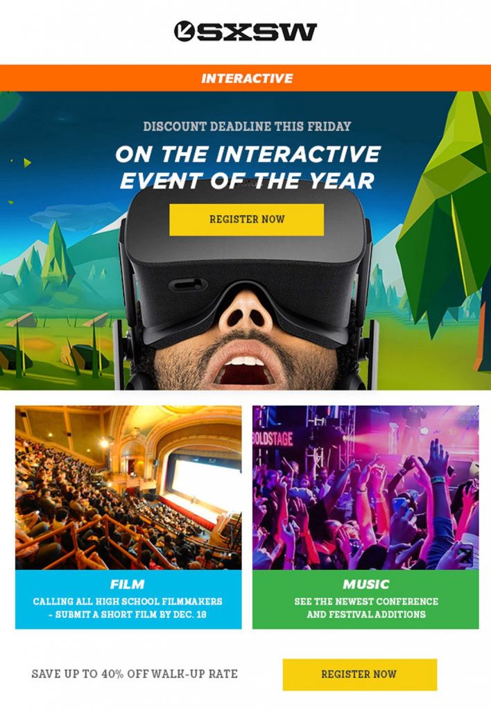 10 Creative Examples of Event Email Promotion | Campaign Monitor