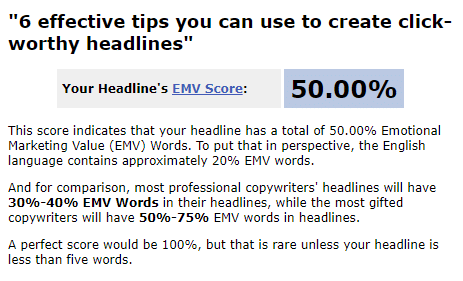 Creating fundraising email subject lines using the Advanced Marketing Institute’s Headline Analyzer tool.