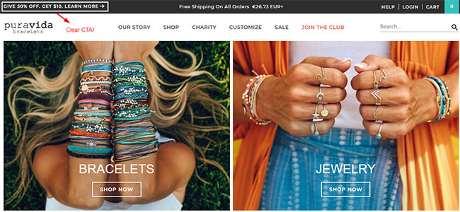 Featured Referral Program example