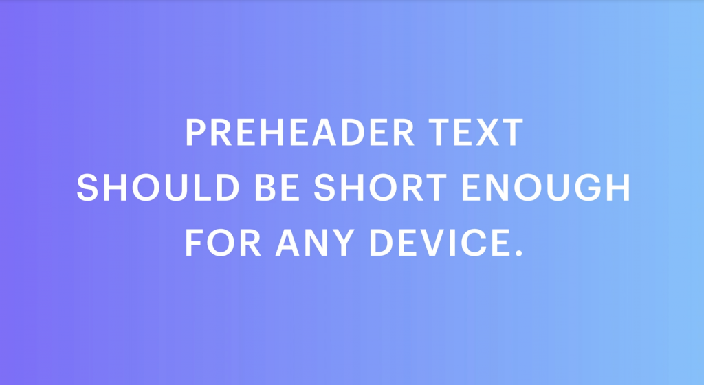 Preheader text best practices 2019